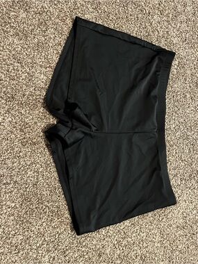 Septangle Black Swim Shorts